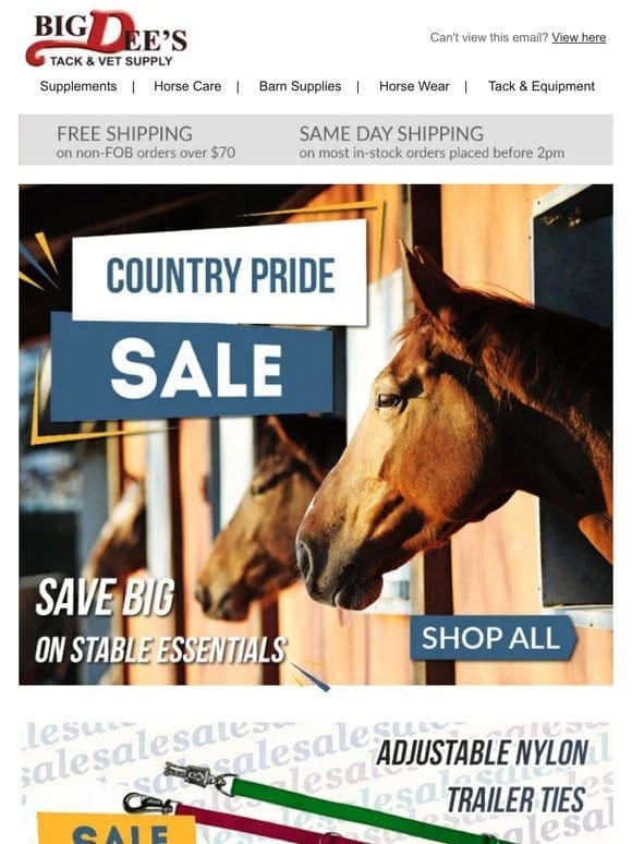 Barn Deals – Over 100 items on sale NOW