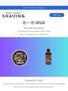 Barrister and Mann New Arrivals Coming May 14th!