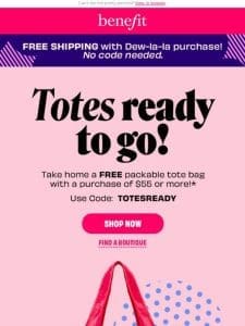 Be tote-ally ready to go!