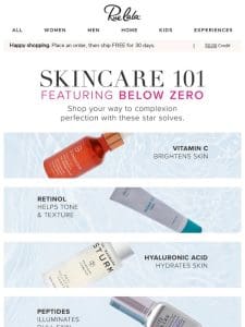 ? Below Zero & More Skincare Solutions