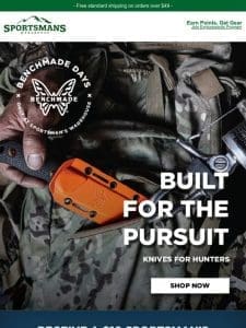 Benchmade Days: Knives for Hunters