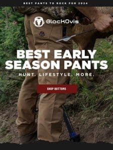 Best Early Season Pants [Scouting. Hunting. Lifestyle.]