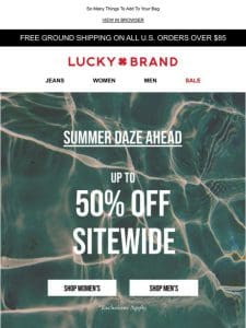 Best Of Summer: Up To 50% Off