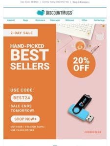 Best Sellers Sale! Take 20% Off Select Products