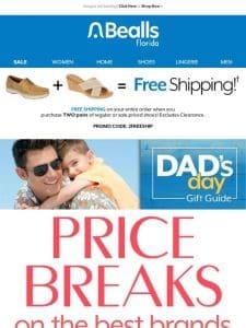 Best brands for Dad… and they’re on SALE!