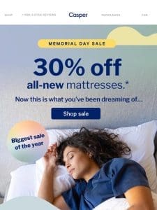 Biggest sale on our best mattresses ever?