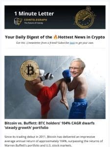 Bitcoin vs. Buffett: and the winner is…