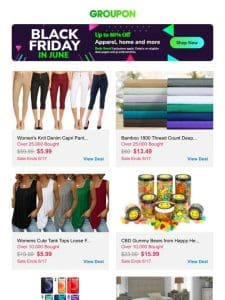 Black Friday in June Alert – Up to 80% Off?