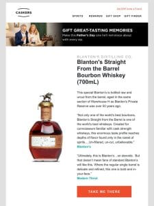 Blanton’s Straight From the Barrel