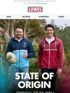 Blues OR Maroons?   Official 2024 State Of Origin merch
