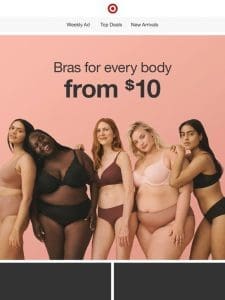 Bras from $10. Wow!