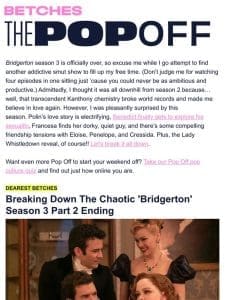 Breaking down the chaos of that Bridgerton ending