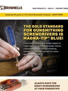 Brownells Magna-Tip Screw Drivers