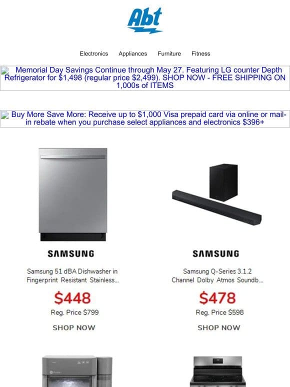 Buy More Save More This Memorial Day