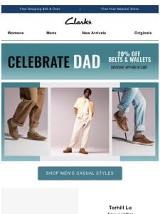 CELEBRATE DAD: Shop dad-approved styles