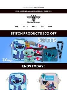 CELEBRATE STITCH DAY WITH 20% OFF: ENDS TODAY