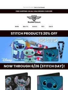 CELEBRATE STITCH DAY WITH 20% OFF