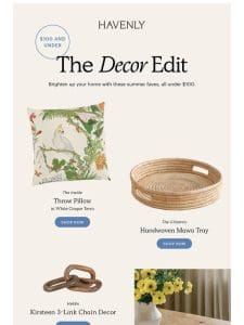 COLLECTION: Decor Under $100