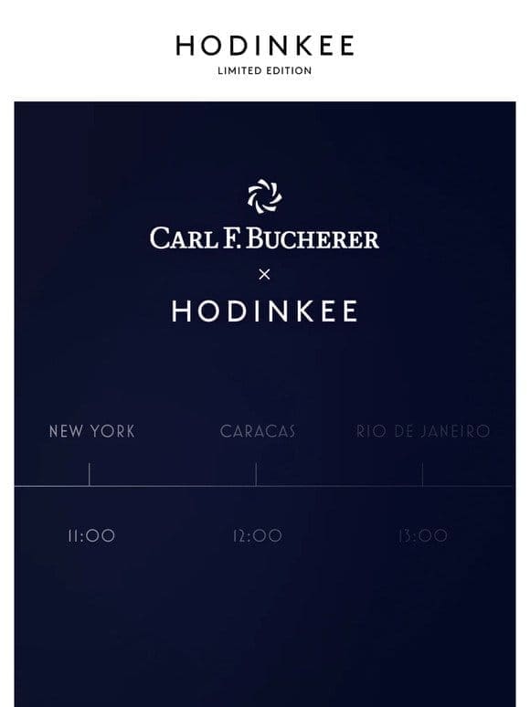 Carl F. Bucherer x Hodinkee