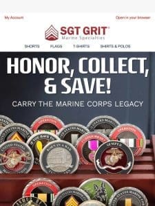 Carry the Marine Corps Legacy: Official USMC Coins Are Here!