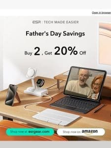 Celebrate Dad with Cool Tech Deals | ESR