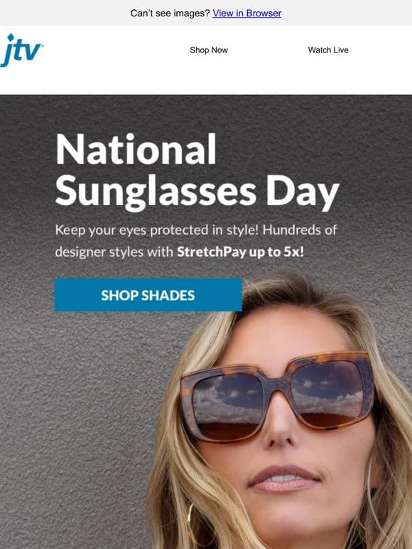 Celebrate National Sunglasses Day  ☀️