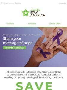 Celebrating National Cancer Survivors Month.