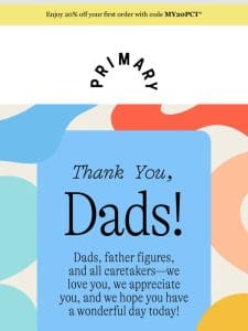 Celebrating dads & father figures ❤️