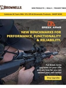 Check out our selection of Breek Arms products