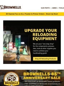 Check out top reloading equipment & supplies