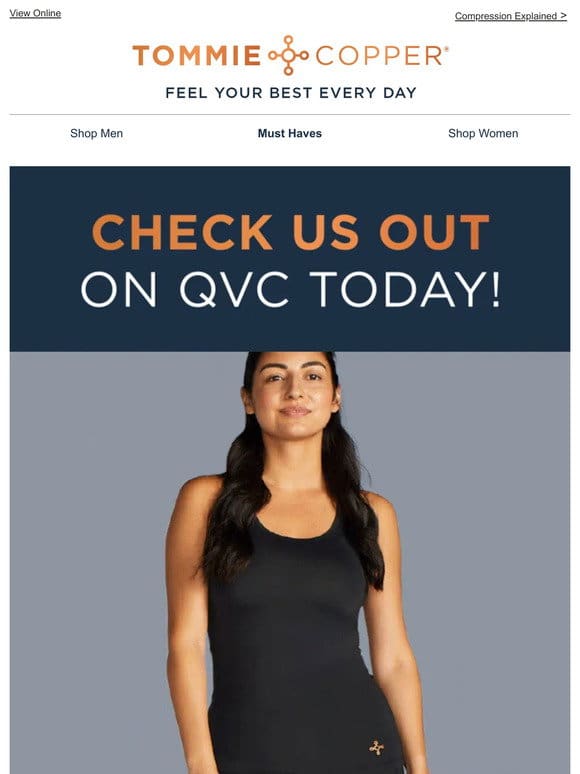 Check us out on QVC today!