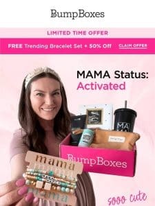 Claim Your FREE MAMA BRACELET