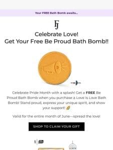 Claim your free Bath Bomb  ️‍