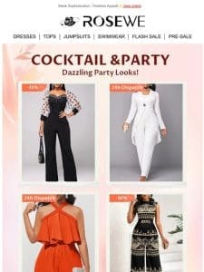 Cocktail & Party Dress: Embrace the Night！