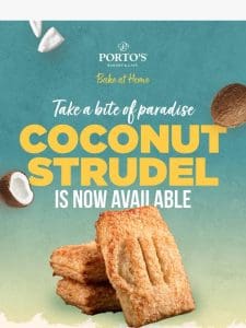 Coconut Strudel is BACK