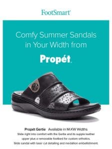 Comfy Propét Summer Sandals in Your Width ☀️