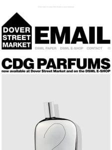 Comme des Garçons Parfums now available at Dover Street Market and on the DSML E-SHOP
