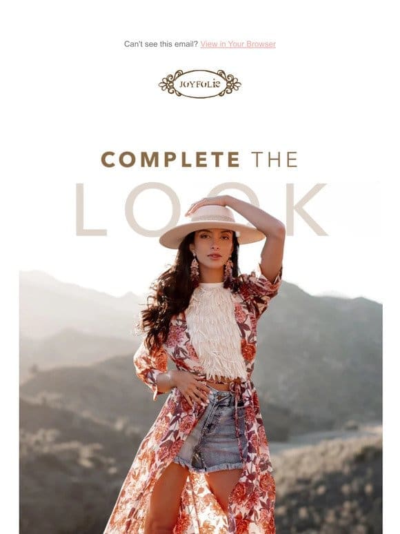Complete the look guide for your summer style ??