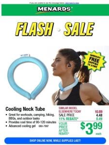 Cooling Neck Tube ONLY $3.99 After Rebate*!