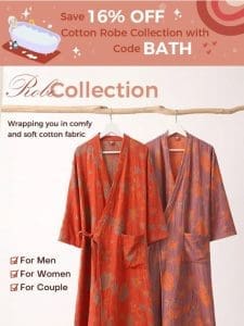 Cotton Robe for Men and Women ??