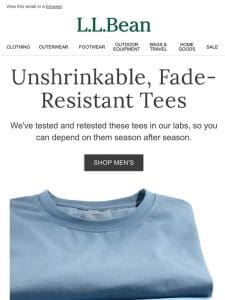 Cotton Tees That Won’t Shrink or Fade