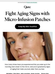 Could These Patches Slow Skin Aging?