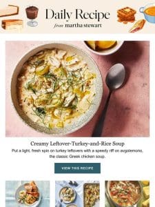 Creamy Leftover-Turkey-and-Rice Soup