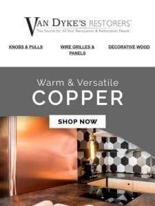 Create a Cozier Space with Copper