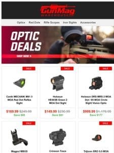 Crystal Clear Optics Deals | Canik MECANIK M01 3 MOA Red Dot Sight for $170