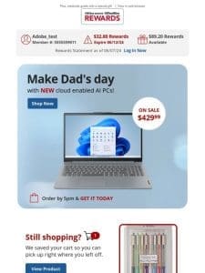 Dad would LOVE a new PC! Trust us.