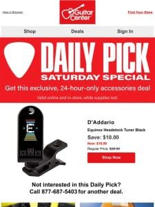 Daily Pick: Uncover your deal of the day