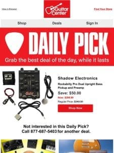 Daily Pick: Uncover your deal of the day