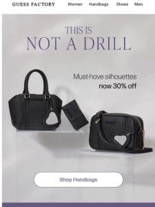 Deal Alert: Handbag Sale