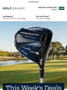 ? Deals. Delivered. Up to $300 off select clubs ?